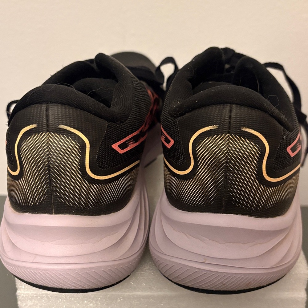 ASICS Women's Black and Pink Sneakers - Picture 5 of 6